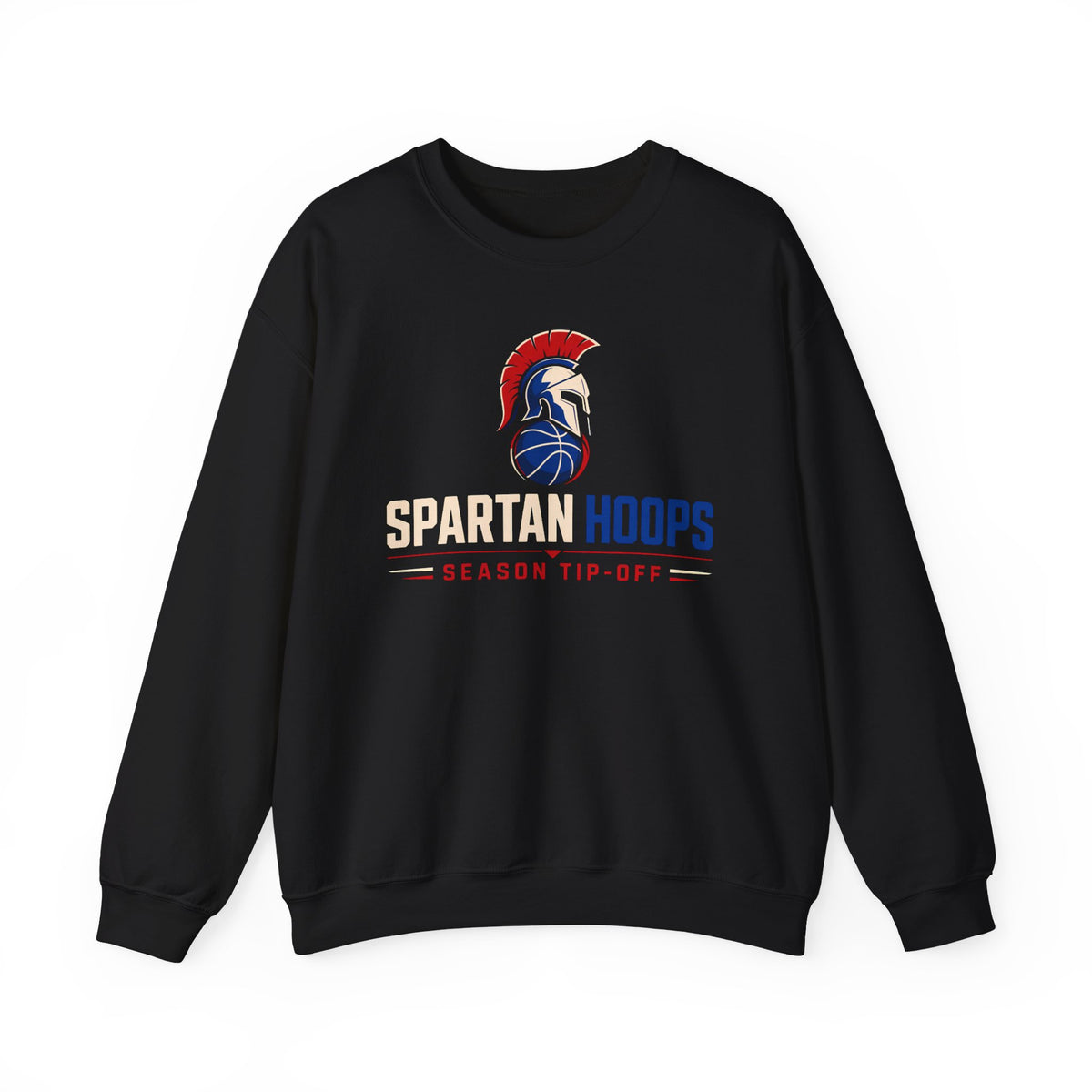 Bixby Spartans Hoops - Season Tip-Off Basketball Pullover Sweatshirt