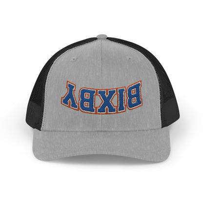 Upside-Down Embroidered Bixby Trucker Snapback