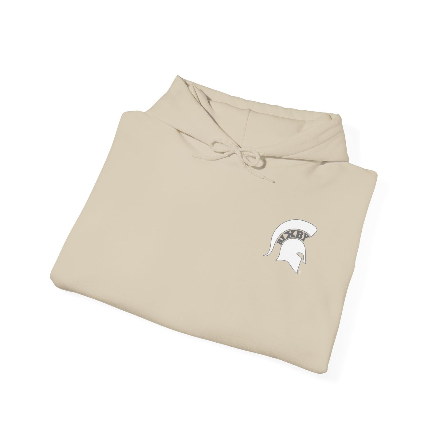 Kick. Pass. Score. Spartan Soccer Gildan Hoodie