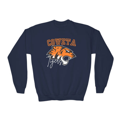 Coweta Tigers Youth Crewneck Gildan Sweatshirt