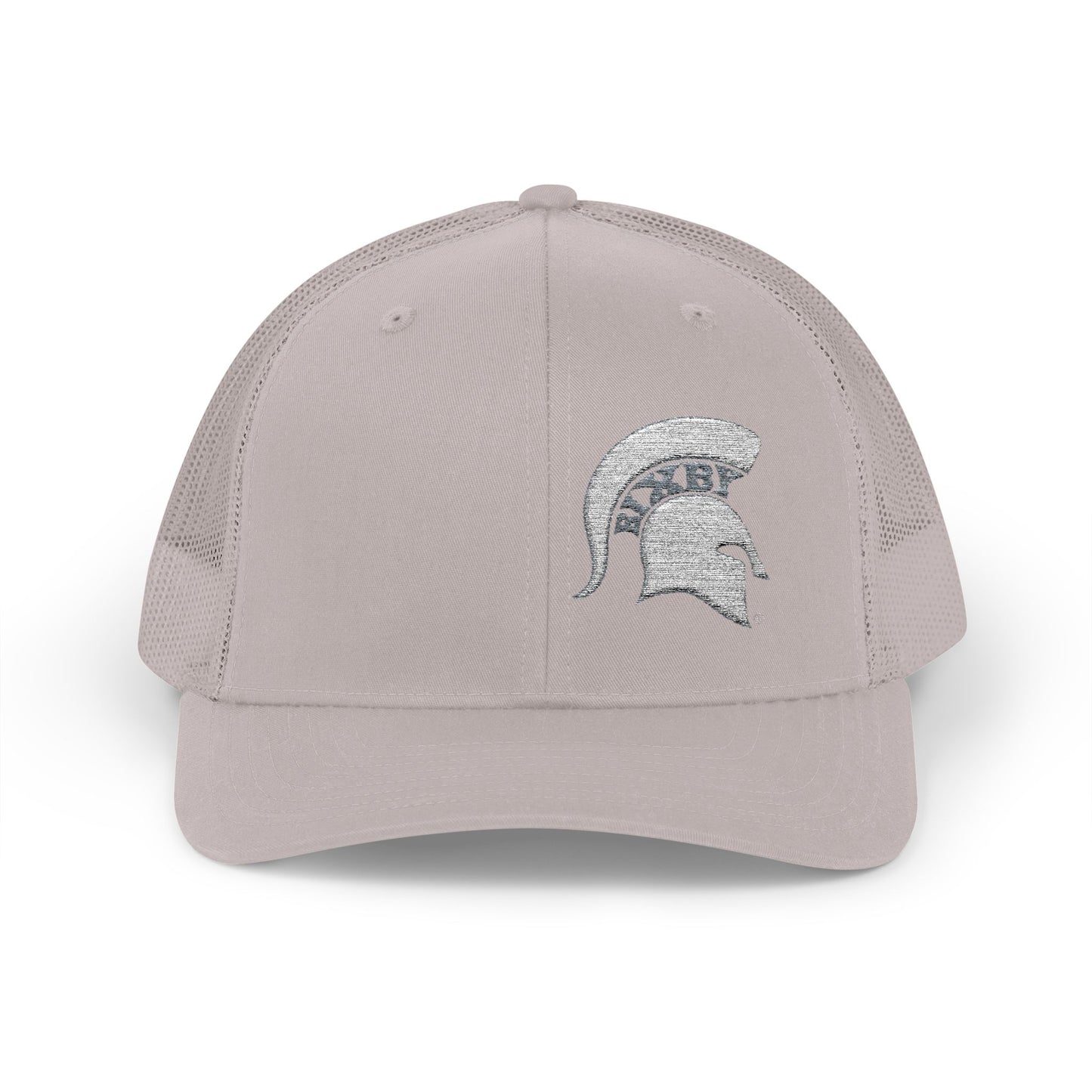 Spartan Helmet Trucker Cap Embroidered Snapback