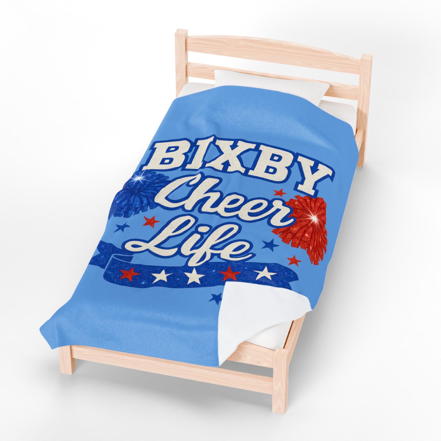 Bixby Cheer Life Velveteen Plush Blanket