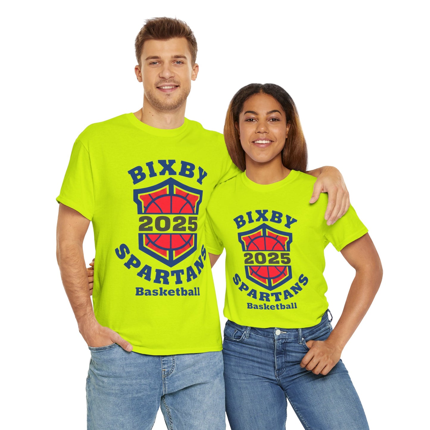 Bixby Spartans Basketball Gildan Tee
