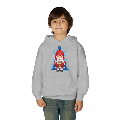 Spartan Football Santa Youth Gildan Hoodie