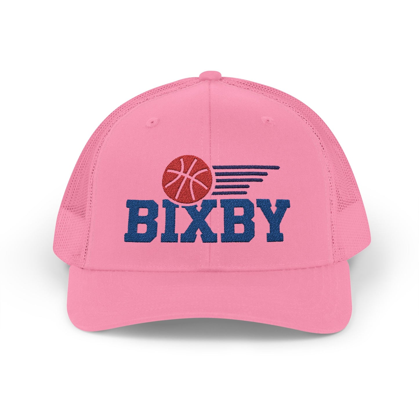 Bixby Spartans Basketball Embroidered Trucker Snapback