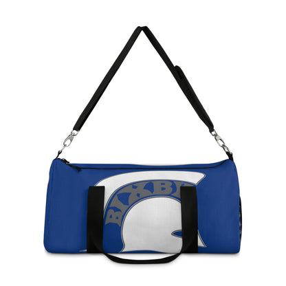 Spartan White Logo Athletic Duffel Bag