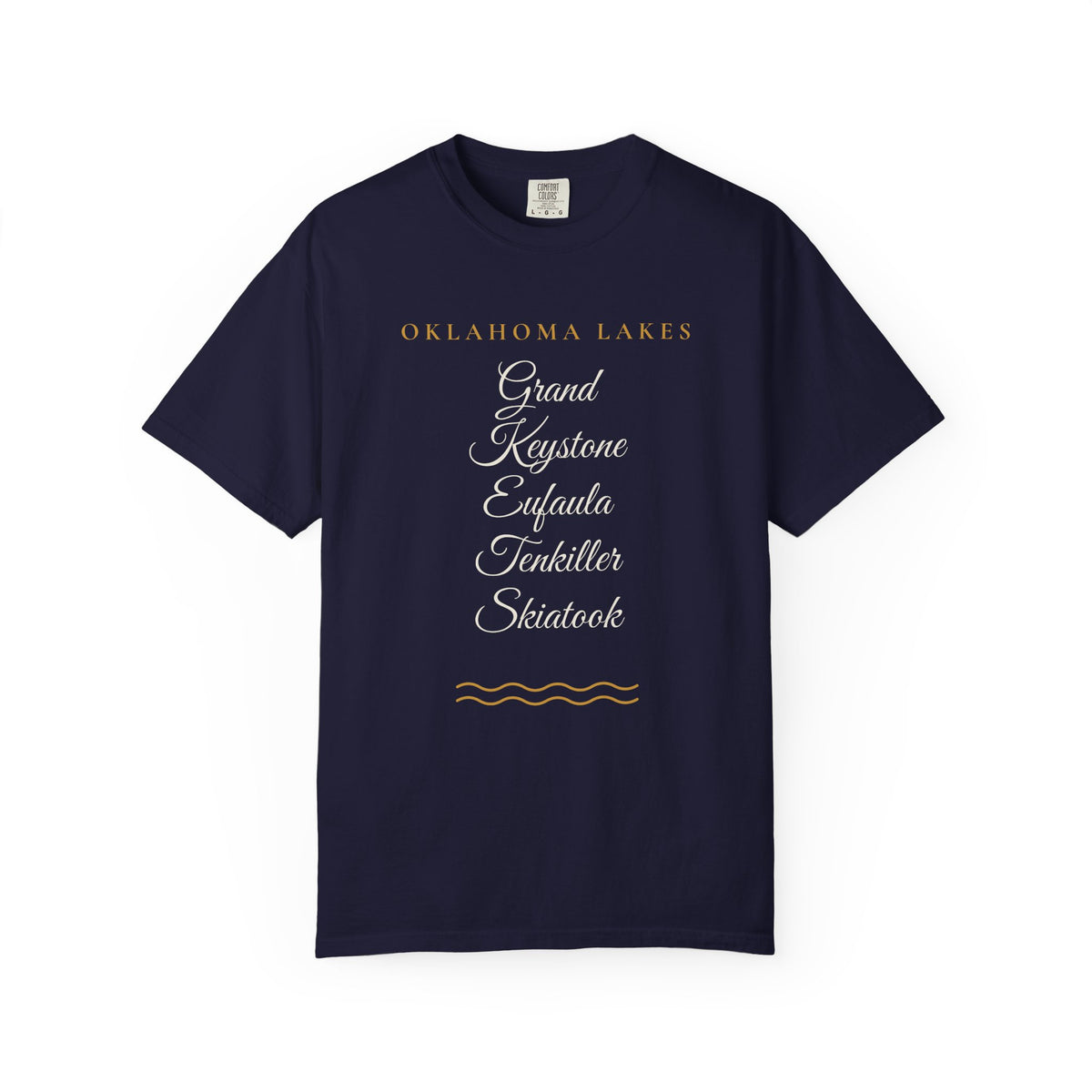 Oklahoma Lakes Tee | Comfort Colors