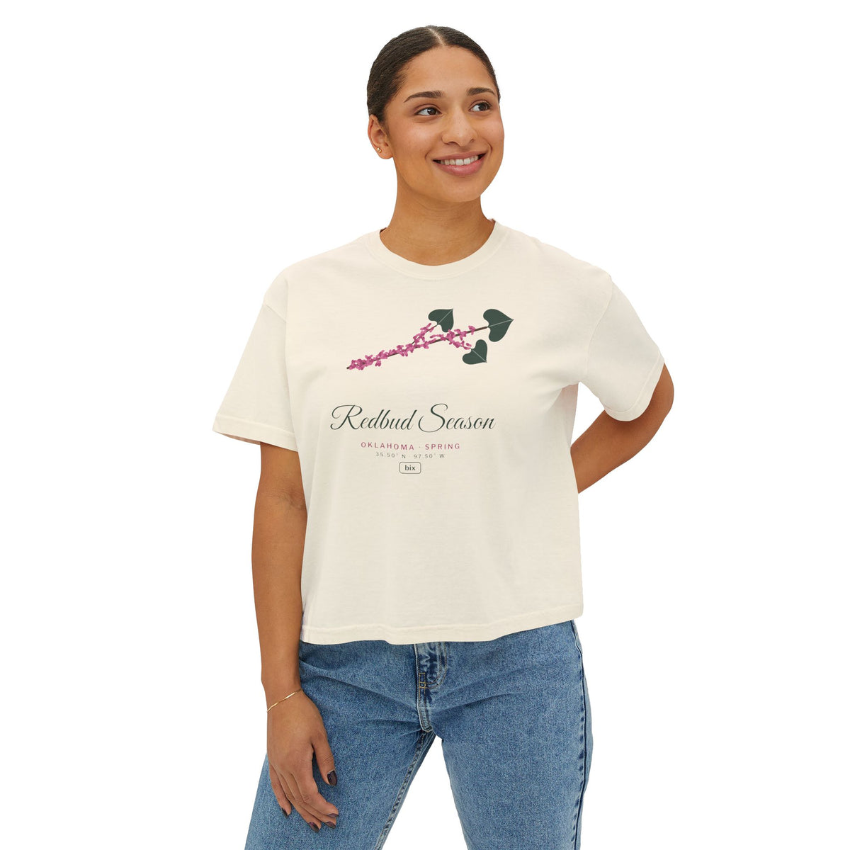 Redbud Season Oklahoma Boxy Comfort Colors Tee