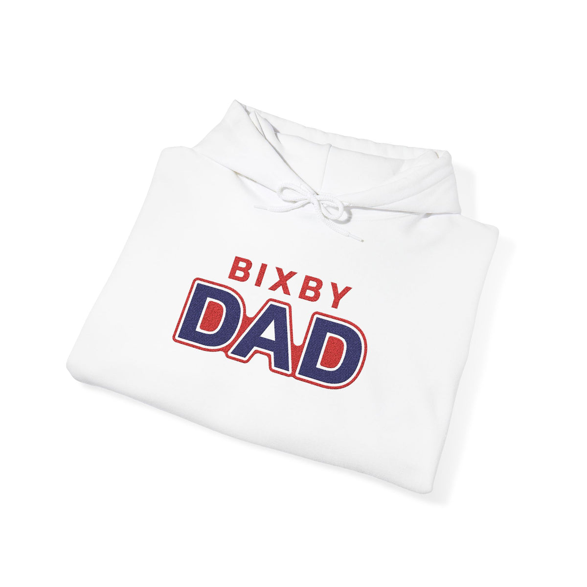 Bixby Dad Hoodie Embroidered Vintage Varsity Dad Sweatshirt, Father’s Day Gift