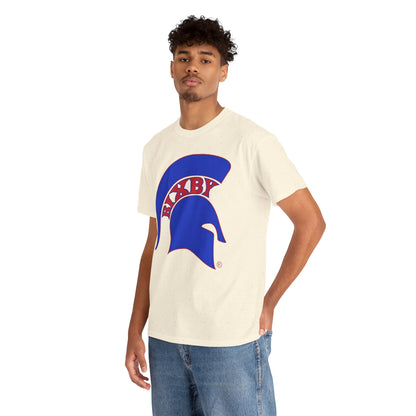 Spartan Blue Logo Gildan Tee