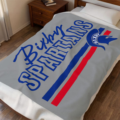 Bixby Spartan Velveteen Plush Blanket