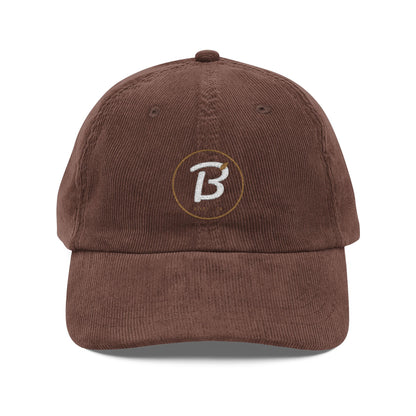Bixby B Leaf Corduroy Cap