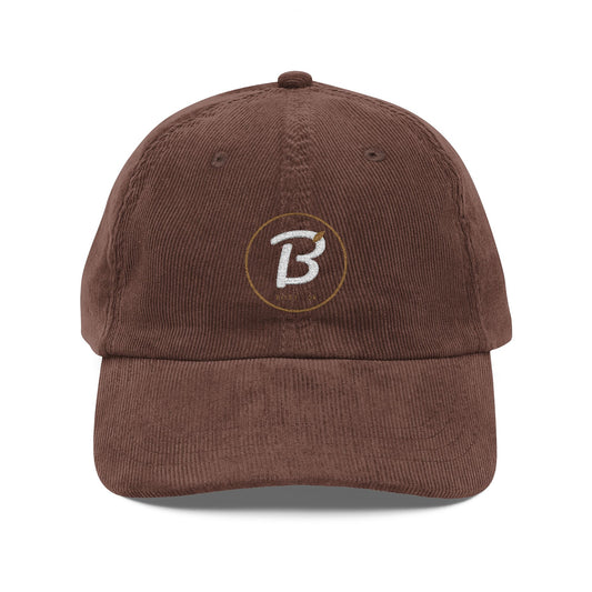 Bixby B Leaf Corduroy Cap