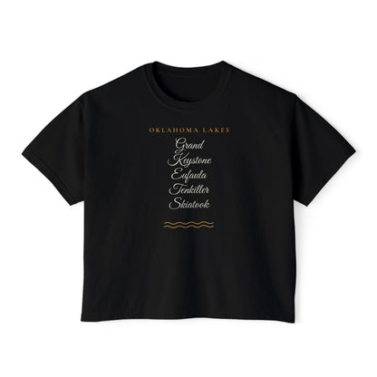 Oklahoma Lakes Boxy Comfort Colors Tee