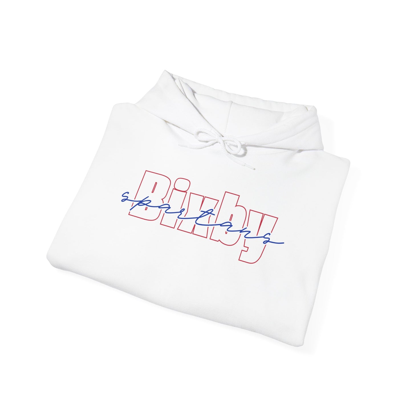 Bixby Spartans Cursive Gildan Hoodie