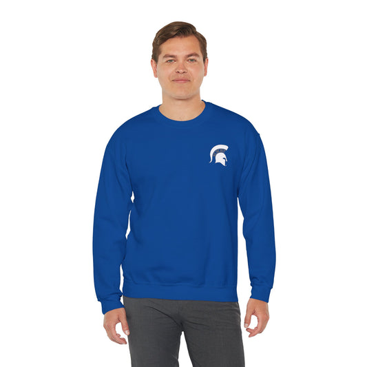 Spartan White Logo Gildan Sweatshirt