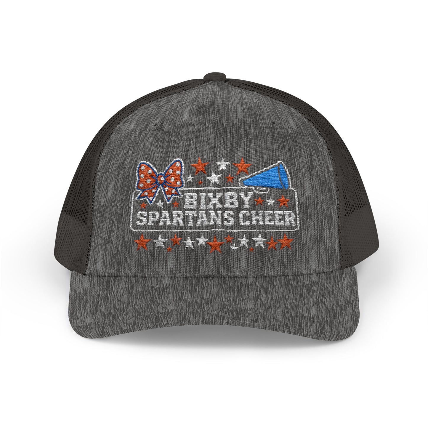 Bixby Spartans Cheer Embroidered Trucker Snapback