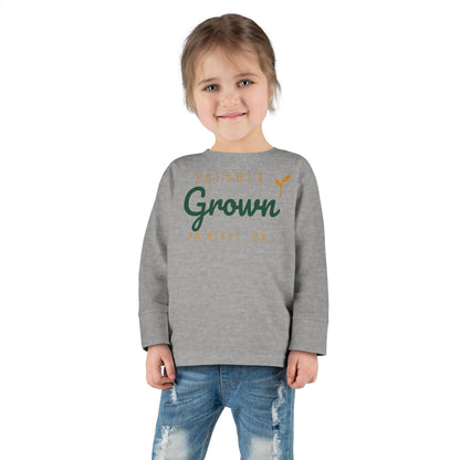 Freshly Grown in Bixby Toddler Long Sleeve Tee