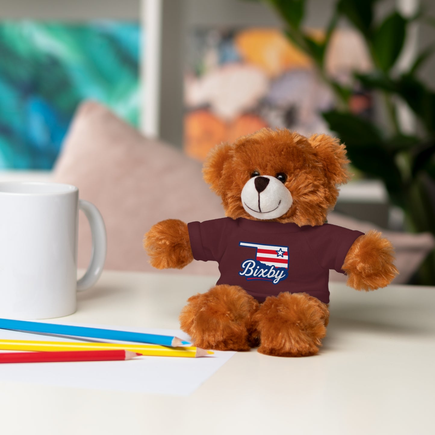 Bixby Oklahoma Spartan Stuffed Animal