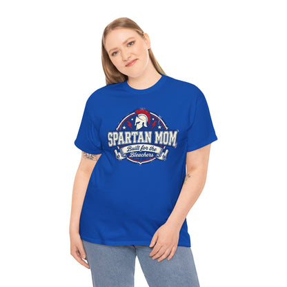 Spartan Mom T-Shirt - Built for the Bleacher, School Spirit Mom Tee