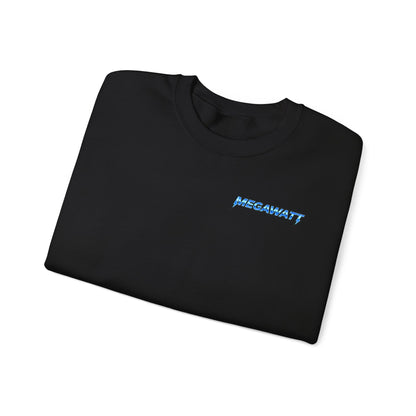 Megawatt EV RV Crewneck Sweatshirt — Electric Motorhome Graphic