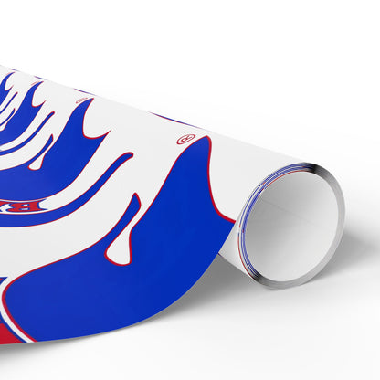 Bixby Spartan Blue Logo Wrapping Paper