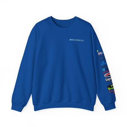 Megawatt EV RV Crewneck Sweatshirt — Electric Motorhome Graphic