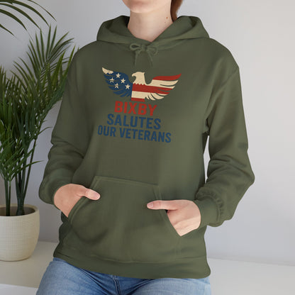 Bixby Salutes Our Veterans Gildan Hoodie