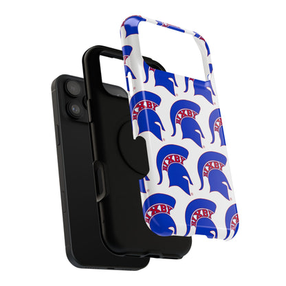 Bixby Spartan Blue Logo Impact Resistant iPhone Case