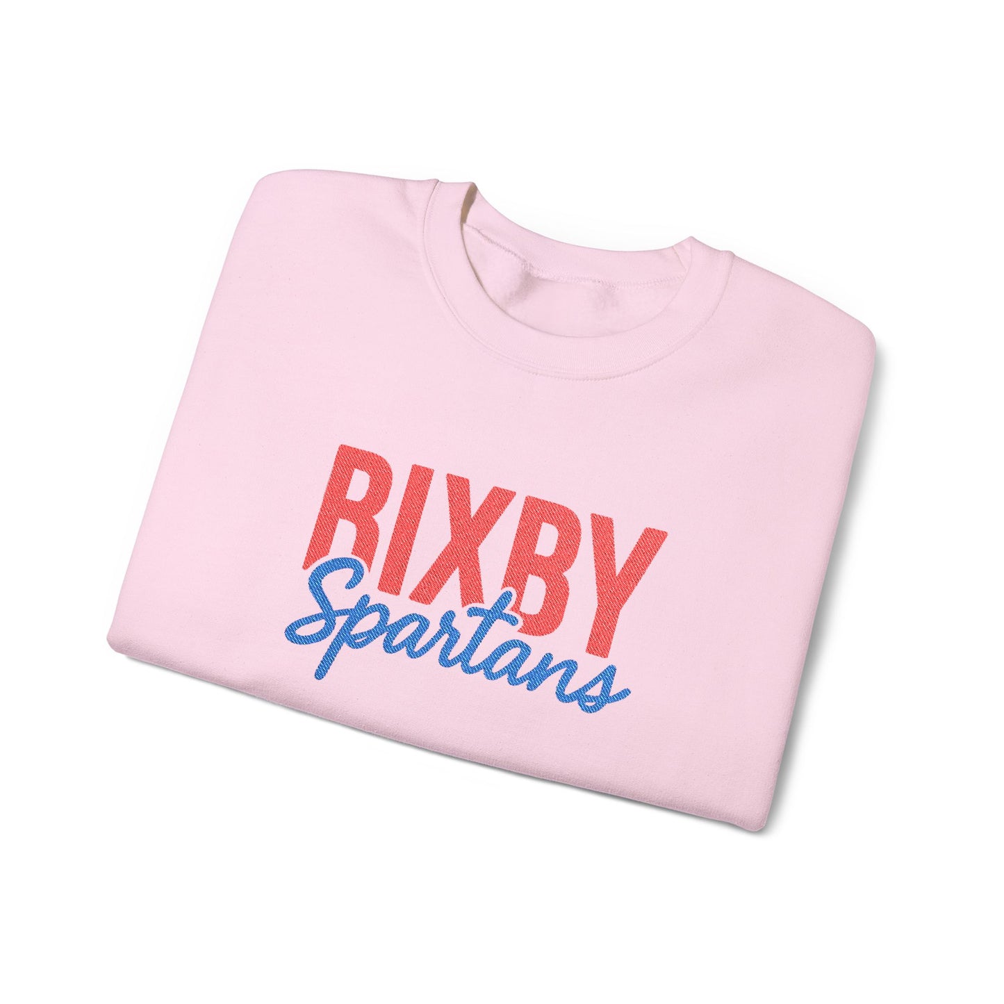 Bixby Spartans Embroidered Gildan Sweatshirt