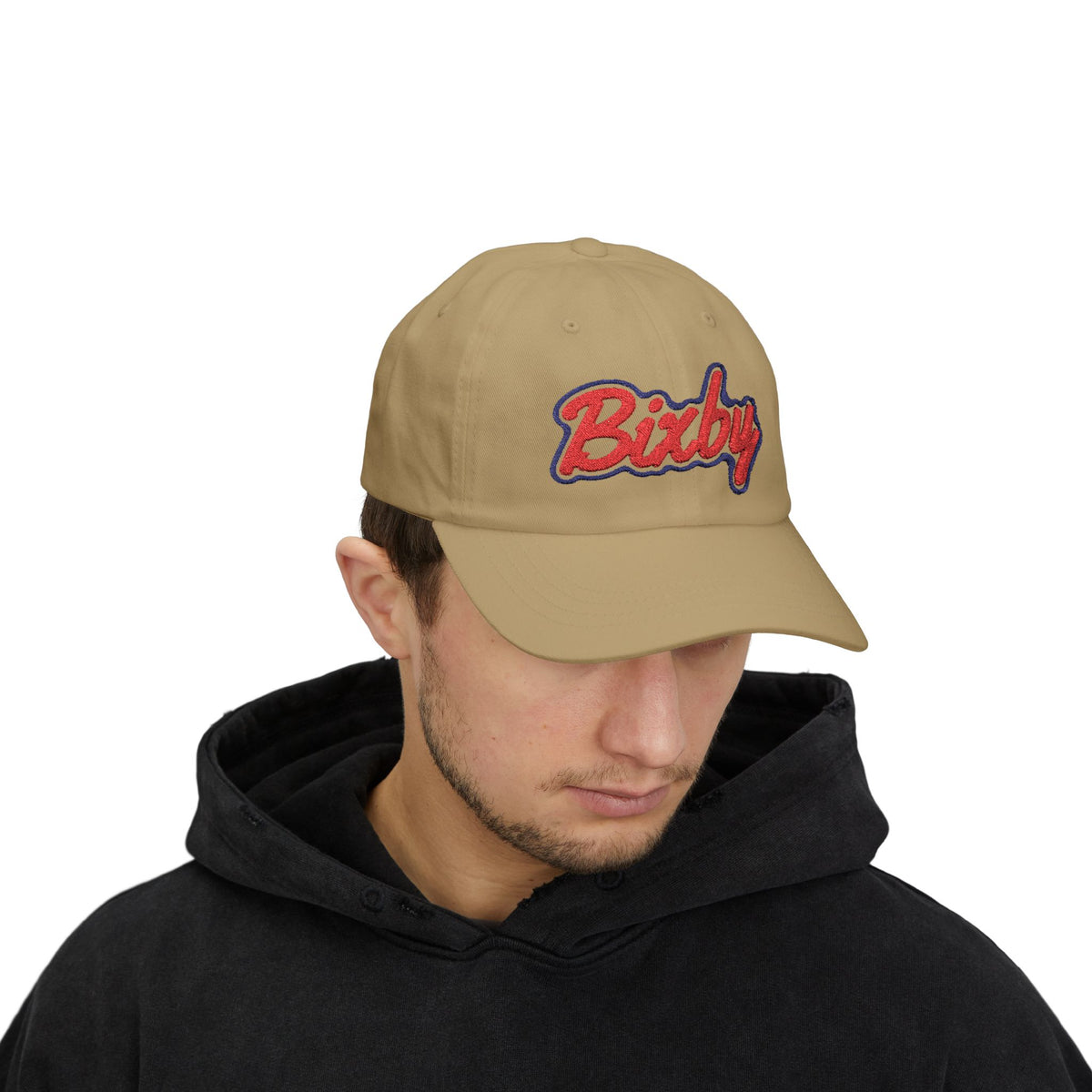 Bixby Spartans Retro Script Embroidered Dad Hat – Classic Adjustable Ball Cap