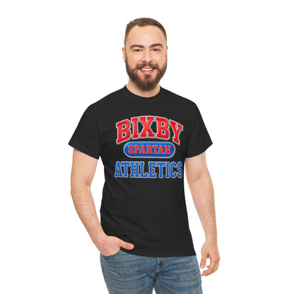 Bixby Spartan Athletics Metallic Gildan Tee