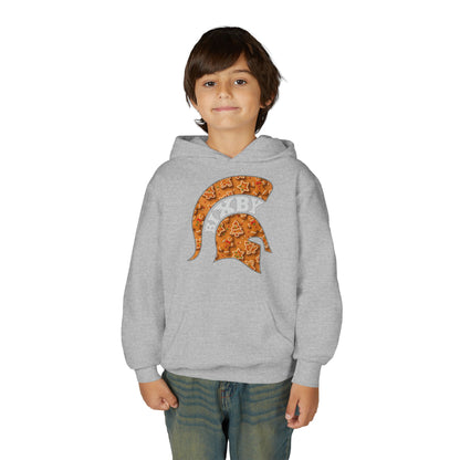 Bixby Spartan Gingerbread Helmet Youth Gildan Hoodie
