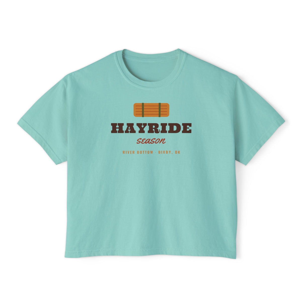 Hayride Season Boxy Comfort Colors Tee