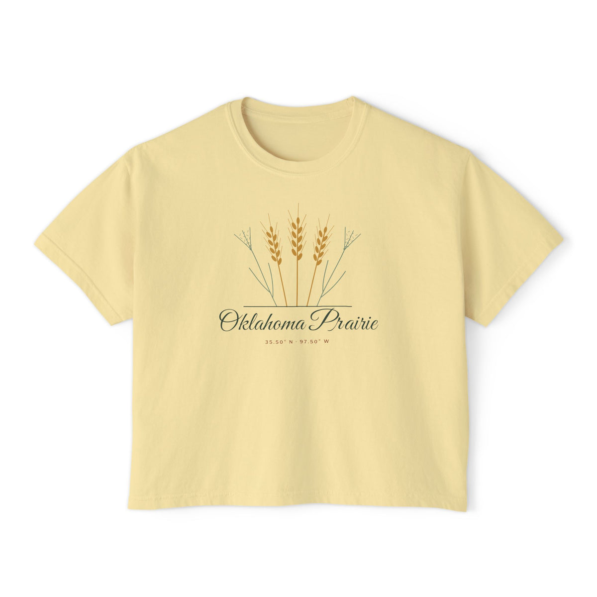 Oklahoma Prairie Boxy Comfort Colors Tee