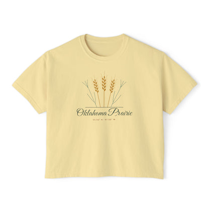 Oklahoma Prairie Boxy Comfort Colors Tee