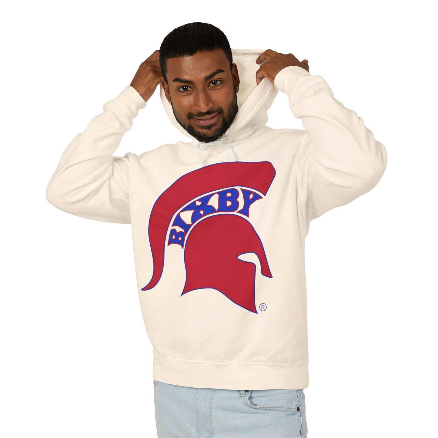 Bixby Spartan Red Logo Comfort Colors Hoodie