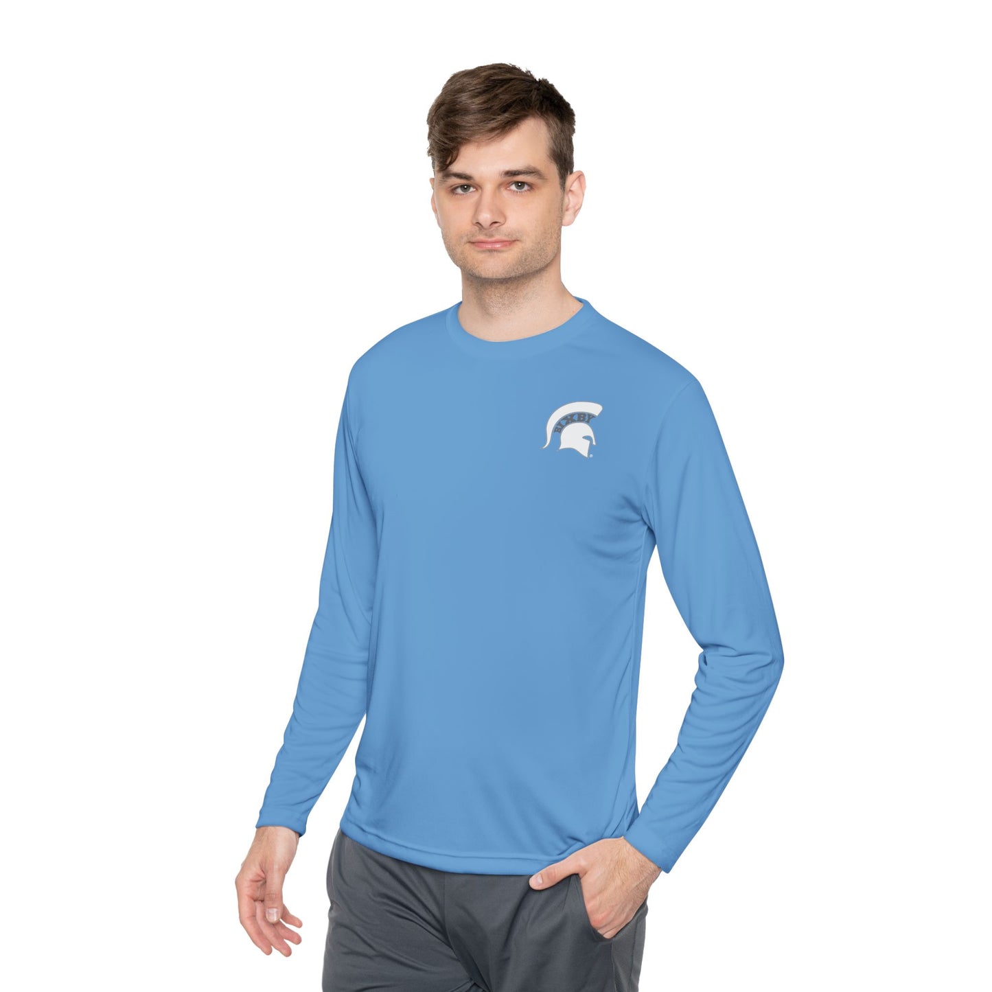 Spartan White Logo Long-Sleeve Sport-Tek Pullover