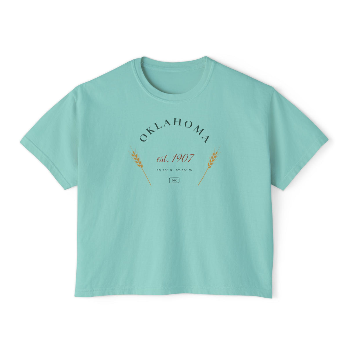 Oklahoma Est. 1907 Boxy Comfort Colors Tee