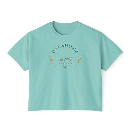 Oklahoma Est. 1907 Boxy Comfort Colors Tee