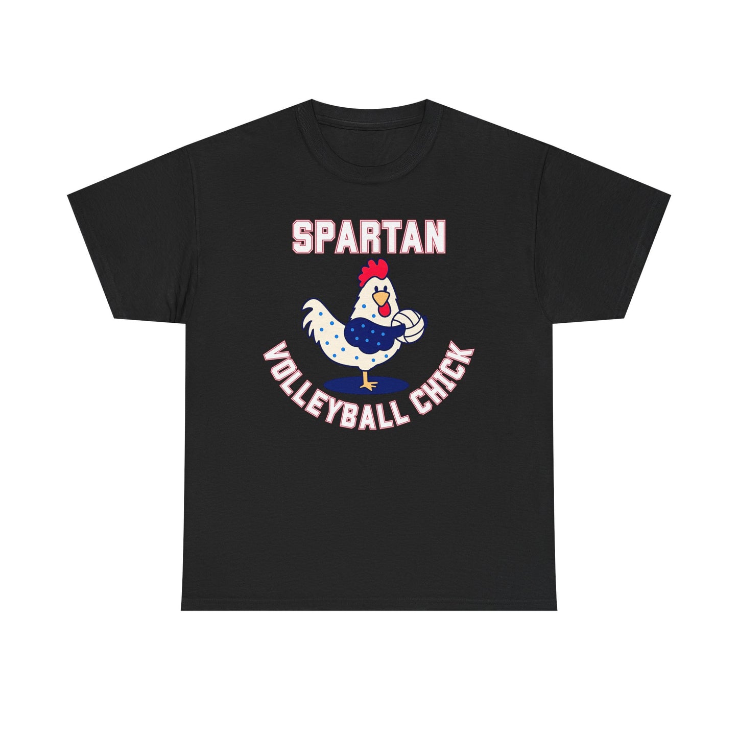 Bixby Spartan Volleyball Chick Gildan Tee