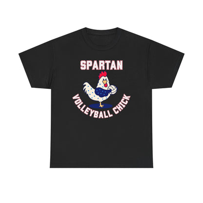 Bixby Spartan Volleyball Chick Gildan Tee