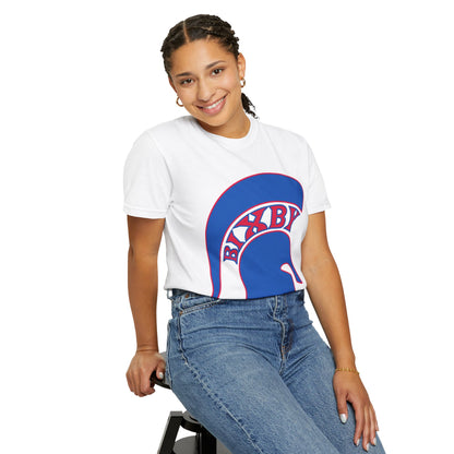 Bixby Spartan Blue Logo Comfort Colors Tee