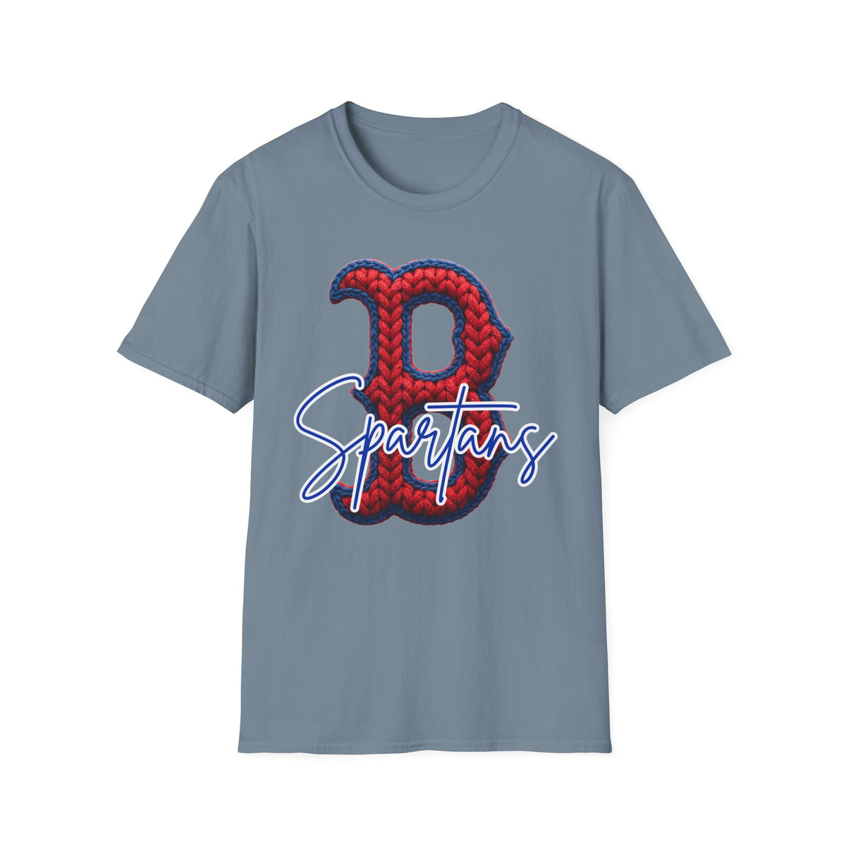 Bixby Spartans Script 'B' Logo Softsyle Tee