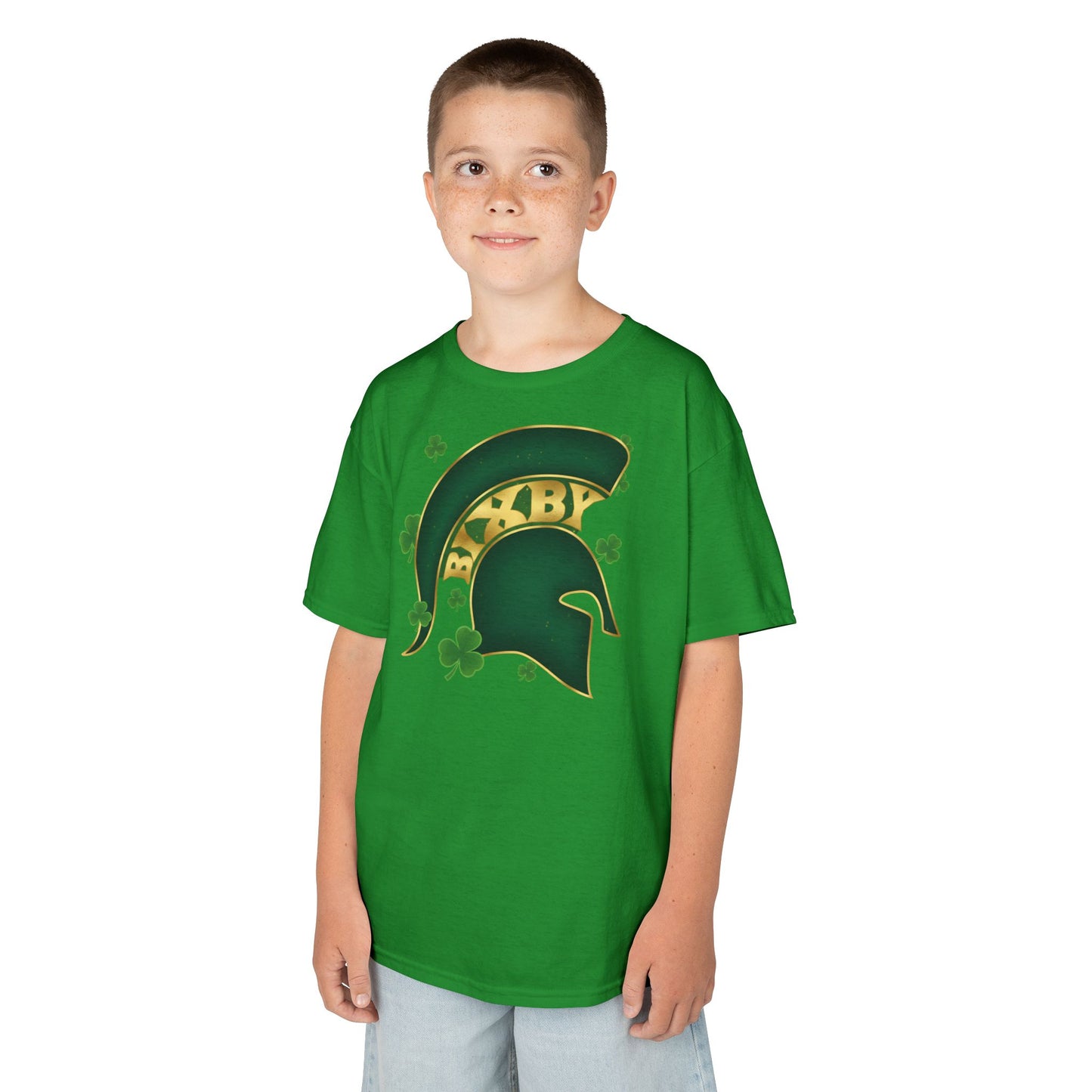 St. Patty's Good Luck Spartan Helmet Youth Tee