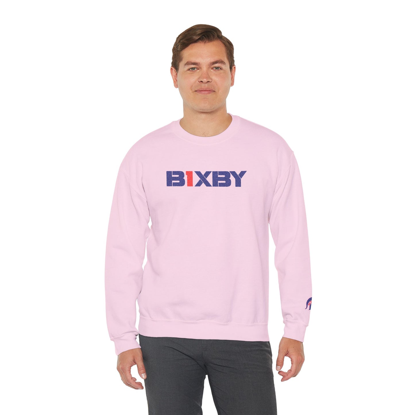 B1XBY Undeniable Embroidered with Wrist Logo Gildan Sweatshirt