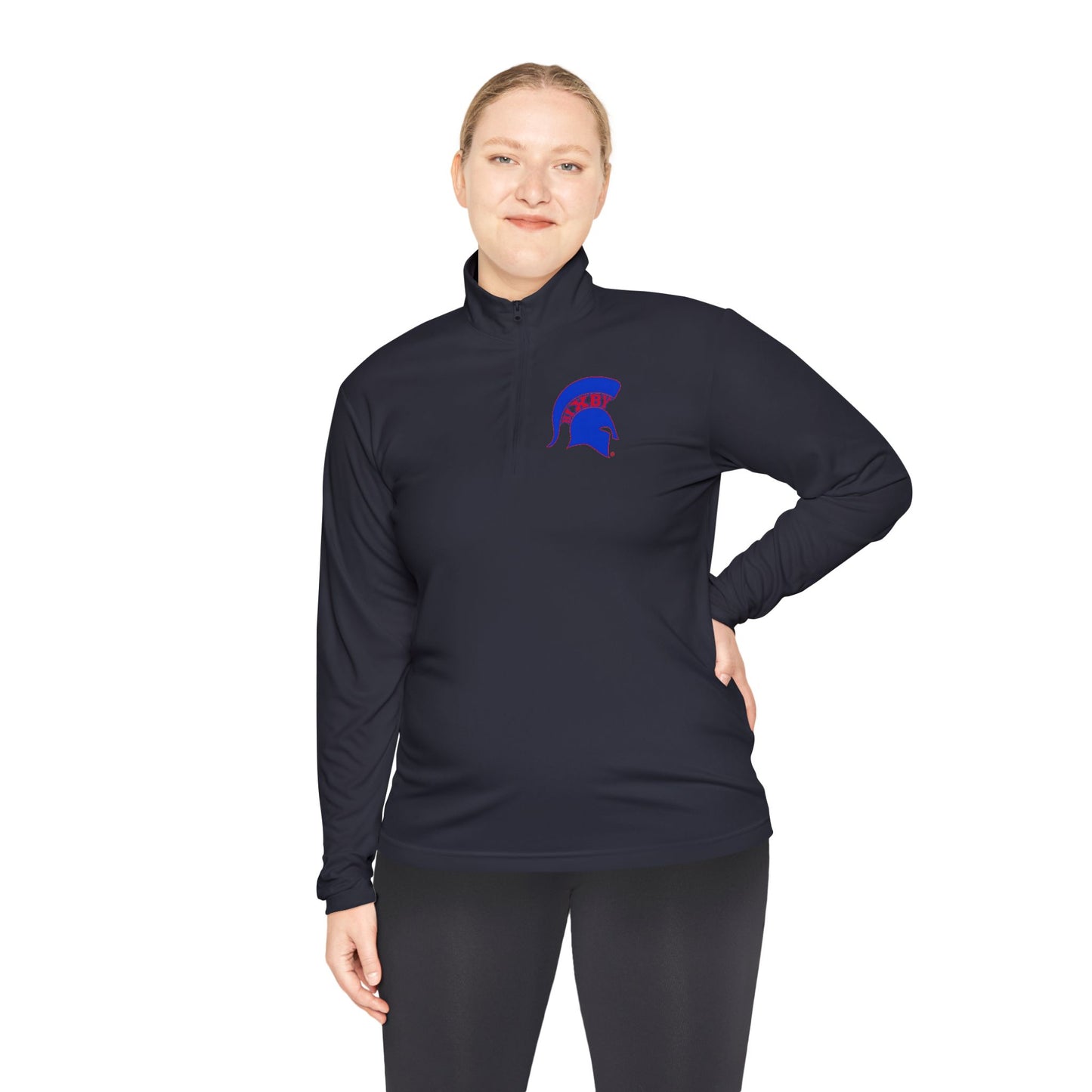 Spartan Blue Logo Sport-Tek Quarter-Zip Pullover