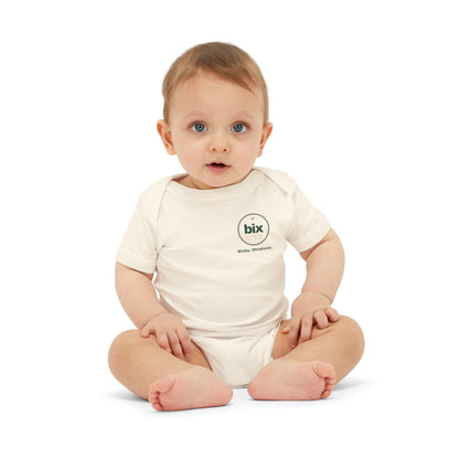 bix Stamp Bixby, Oklahoma Left-Chest Baby Bodysuit