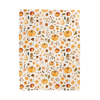 Autumn Vibes Velveteen Plush Blanket