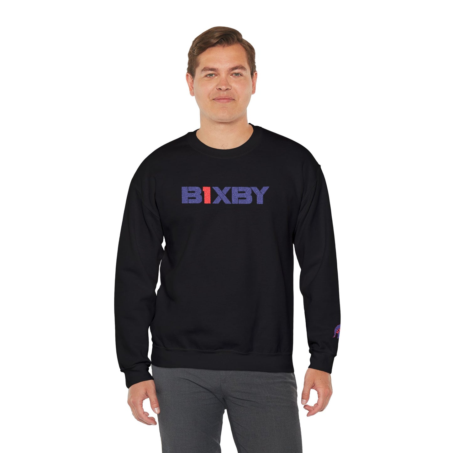 B1XBY Undeniable Embroidered with Wrist Logo Gildan Sweatshirt